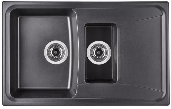 Кухонная мойка черный Ukinox Вятка Vyatka - 10