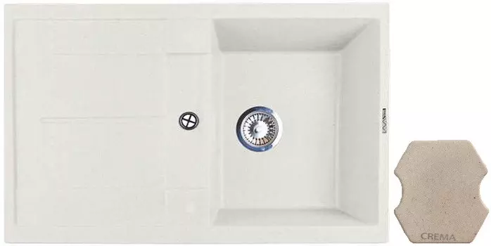 Кухонная мойка CREMA Lava L6.CRE