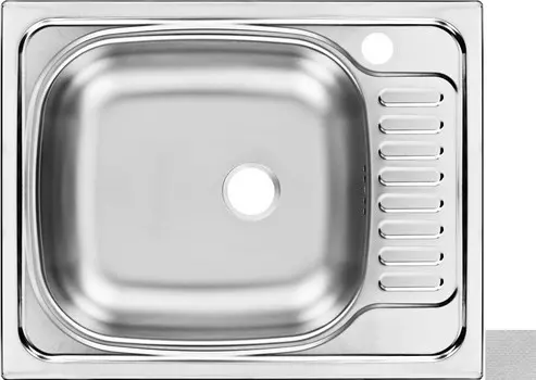 Кухонная мойка декоративная сталь Ukinox Классика CLL560.435 -GT6K 2L