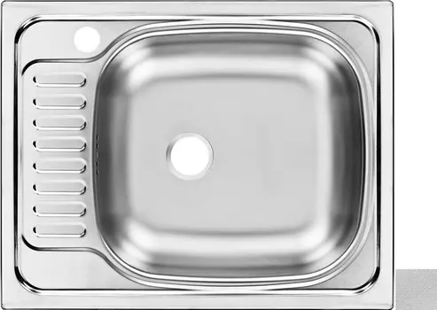 Кухонная мойка декоративная сталь Ukinox Классика CLL560.435 -GT6K 1R