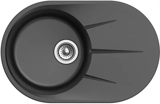 Кухонная мойка Ewigstein антрацит Rund 50F