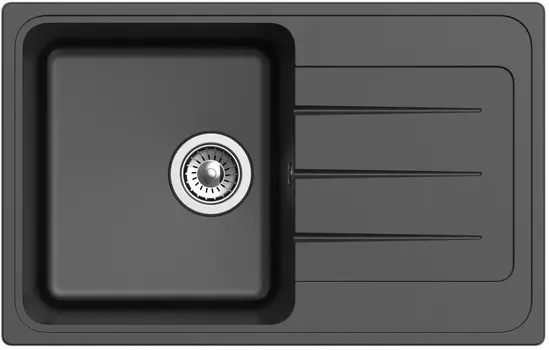 Кухонная мойка Ewigstein черный Elegant 50F
