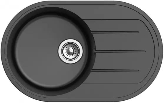 Кухонная мойка Ewigstein черный Elegant R50F