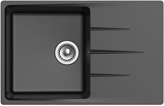 Кухонная мойка Ewigstein черный Gerd 60F