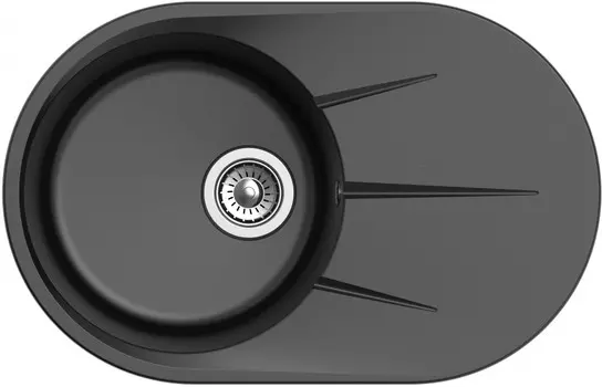 Кухонная мойка Ewigstein черный Rund 50F