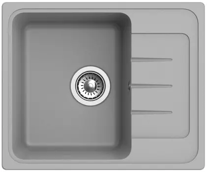 Кухонная мойка Ewigstein серый металлик Elegant 45F