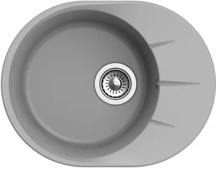 Кухонная мойка Ewigstein серый металлик Rund 45F