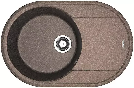 Кухонная мойка Flortek Дафна коричневый 23.030.С0760.105