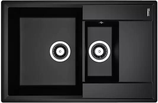Кухонная мойка Flortek Консул антрацит 23.025.D0760.302