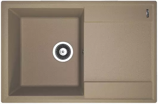 Кухонная мойка Flortek Консул бежевый 23.020.C0760.104