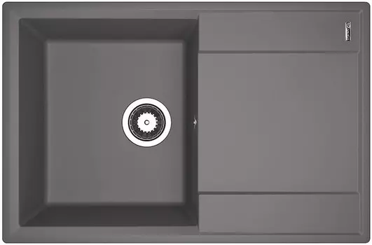 Кухонная мойка Flortek Консул грей 23.020.C0760.305