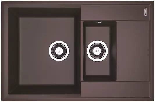 Кухонная мойка Flortek Консул мокко 23.025.D0760.303