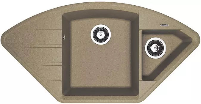 Кухонная мойка Flortek Крокус бежевый 23.040.E0980.104
