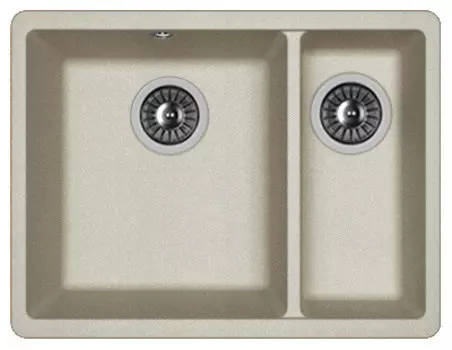 Кухонная мойка Flortek Ринг грей 24.055.D0510.305