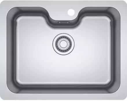 Кухонная мойка Franke Bell BCX 110-55 TL полированная сталь 122.0689.806