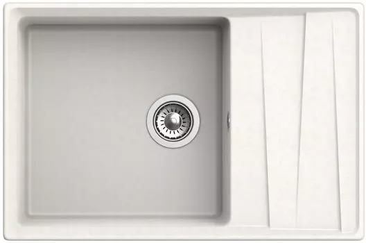 Кухонная мойка GranFest белый Level GF-LV-760L