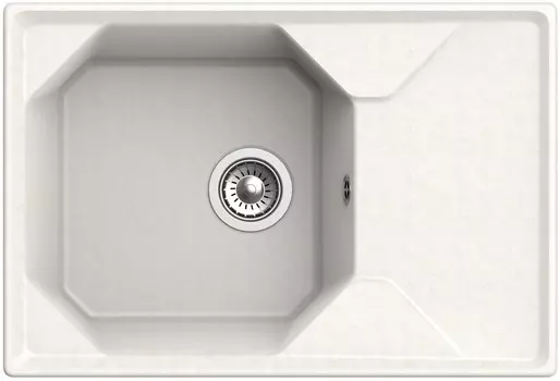 Кухонная мойка GranFest белый Unique GF-U-740L