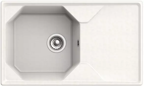Кухонная мойка GranFest белый Unique GF-U-840L