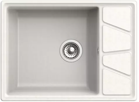 Кухонная мойка GranFest белый Vertex GF-V-680L