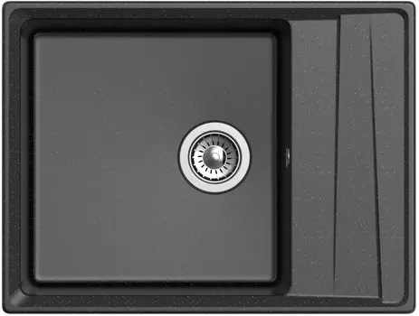Кухонная мойка GranFest черный Level GF-LV-660L