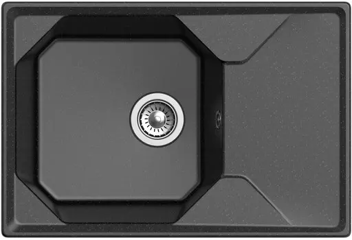 Кухонная мойка GranFest черный Unique GF-U-740L