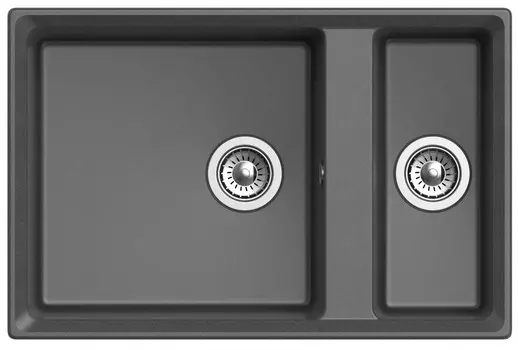 Кухонная мойка GranFest графит Level GF-LV-760K
