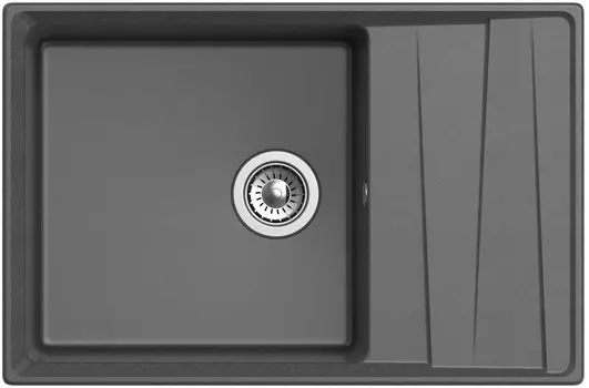 Кухонная мойка GranFest графит Level GF-LV-760L