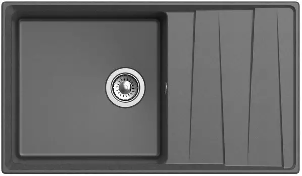 Кухонная мойка GranFest графит Level GF-LV-860L