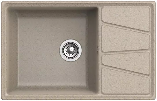 Кухонная мойка GranFest песок Vertex GF-V-780L