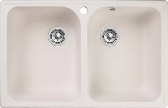 Кухонная мойка GranFest Quarz белый GF-Z15