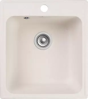 Кухонная мойка GranFest Quarz белый GF-Z17