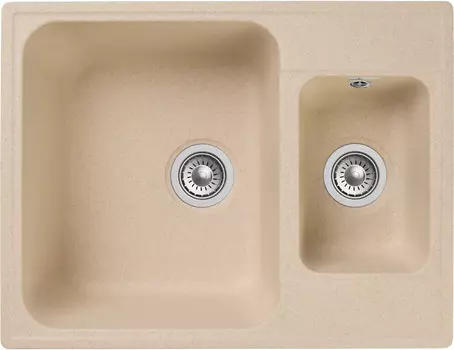 Кухонная мойка GranFest Quarz бежевый GF-Z09