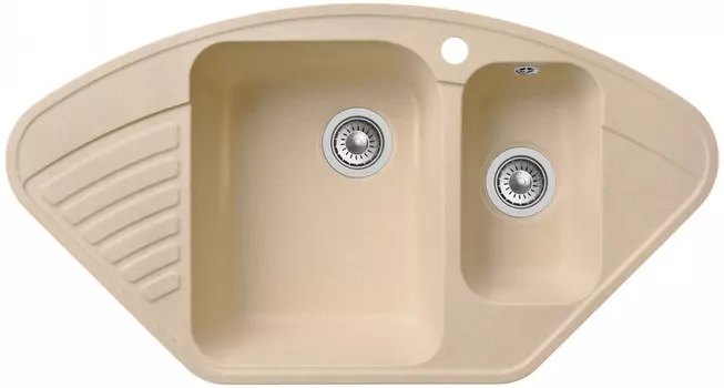 Кухонная мойка GranFest Quarz бежевый GF-Z14