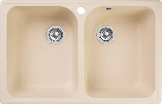 Кухонная мойка GranFest Quarz бежевый GF-Z15