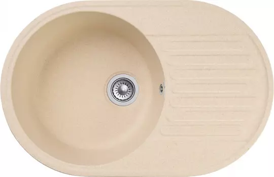 Кухонная мойка GranFest Quarz бежевый GF-Z18