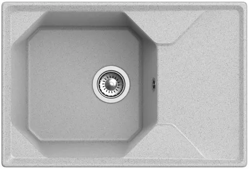 Кухонная мойка GranFest серый Unique GF-U-740L
