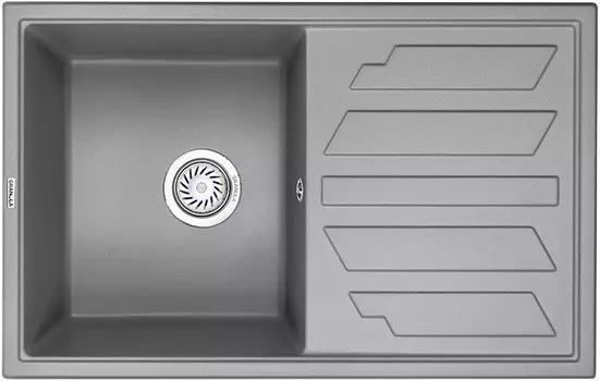 Кухонная мойка Granula алюминиум 8002al