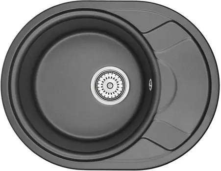 Кухонная мойка Granula черный 5802bl