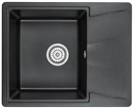 Кухонная мойка Granula черный 6201bl
