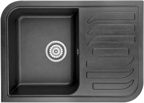 Кухонная мойка Granula черный 7001bl