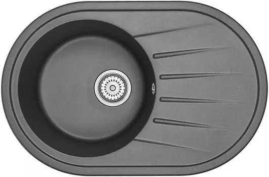 Кухонная мойка Granula черный 7601bl