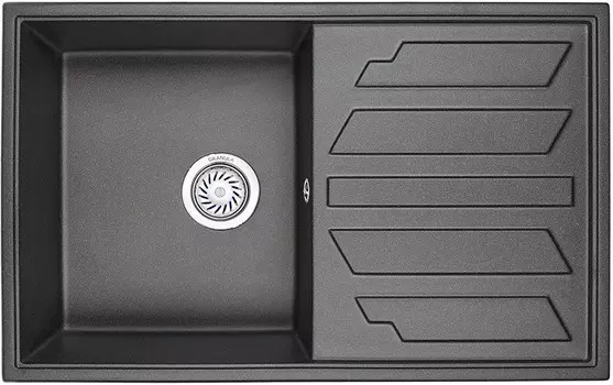 Кухонная мойка Granula черный 8002bl