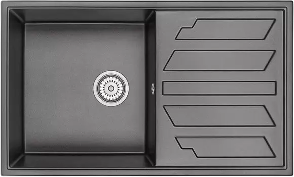 Кухонная мойка Granula черный 8601bl