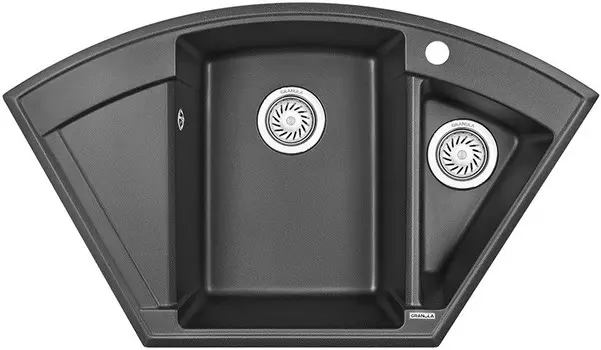 Кухонная мойка Granula черный 9001bl
