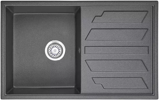Кухонная мойка Granula графит 8002bg
