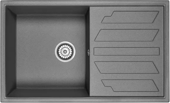Кухонная мойка Granula графит 8601bg
