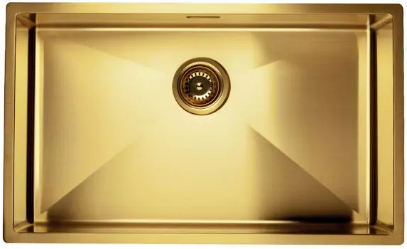 Кухонная мойка IDDIS Edifice золотой матовый EDI74B0i77