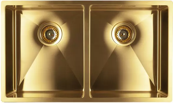 Кухонная мойка IDDIS Edifice золотой матовый EDI75B2i77