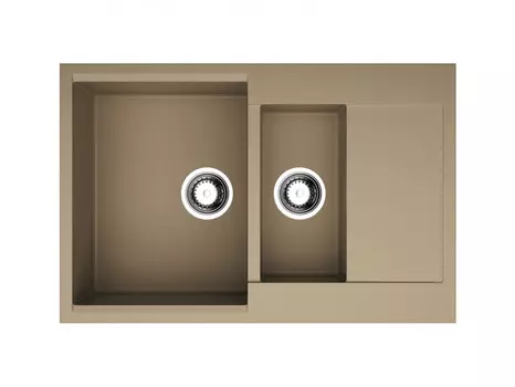 Кухонная мойка карамель Artgranit Omokiri Daisen 78-2-CA
