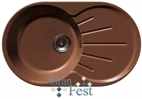 Кухонная мойка красный марс GranFest Rondo GF-R750L